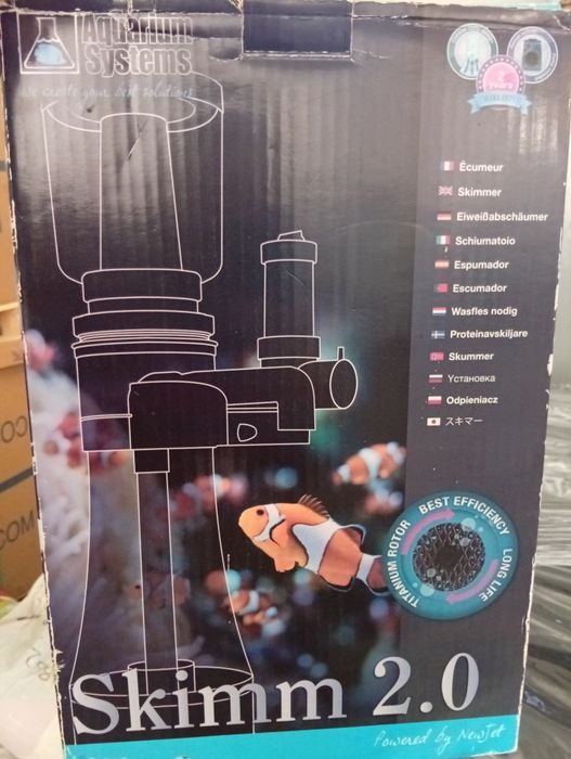 Escumador para aquário