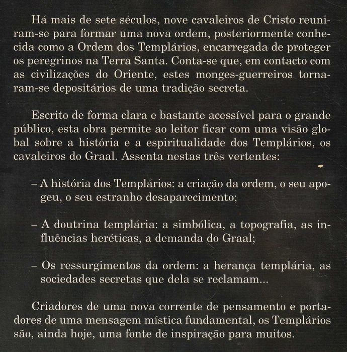 Livro A Misteriosa Ordem Templária de Run Futthark [Portes Grátis]