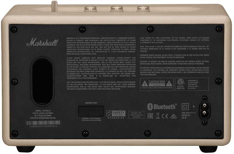 Колонка Marshall Acton III 3 Cream Підтримка офіційного додатку1006005