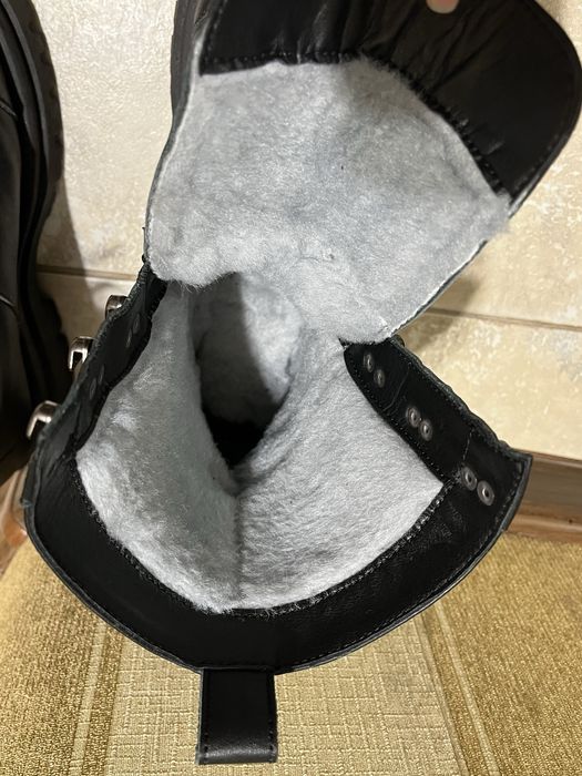 Зимові шкіряні черевики