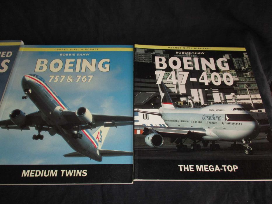 Livros Osprey Civil Aircraft Robbie Shaw Aviação