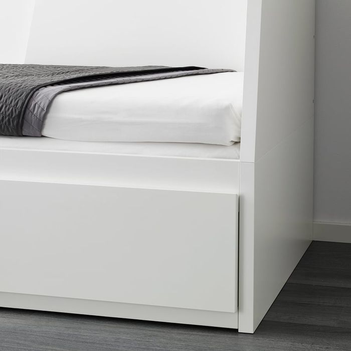 Cama individual 
Cama indiv/dupla c/2 gav/2 colchões, branco/Åfjäll fi
