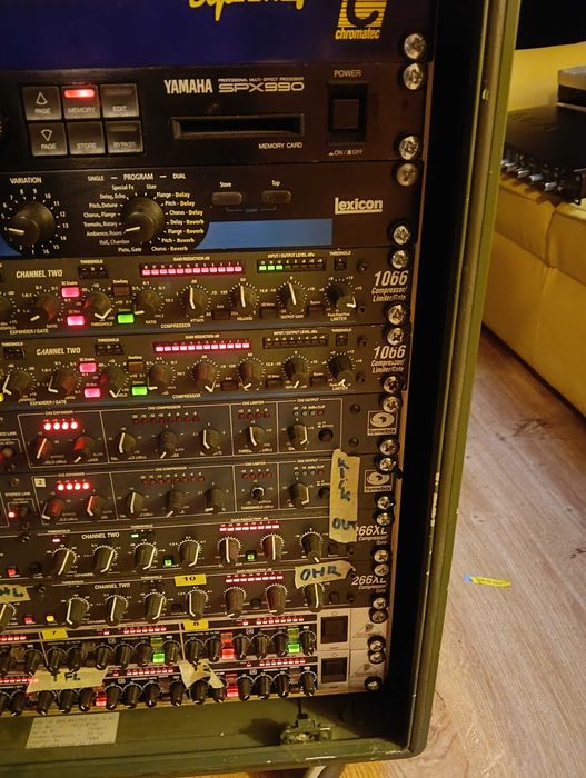 procesor dynamiki dbx 1066, dbx 266, Yamaha SPX 990 i inne