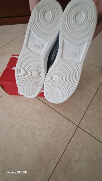 Nike Court Vision Pretas e Brancas Originais