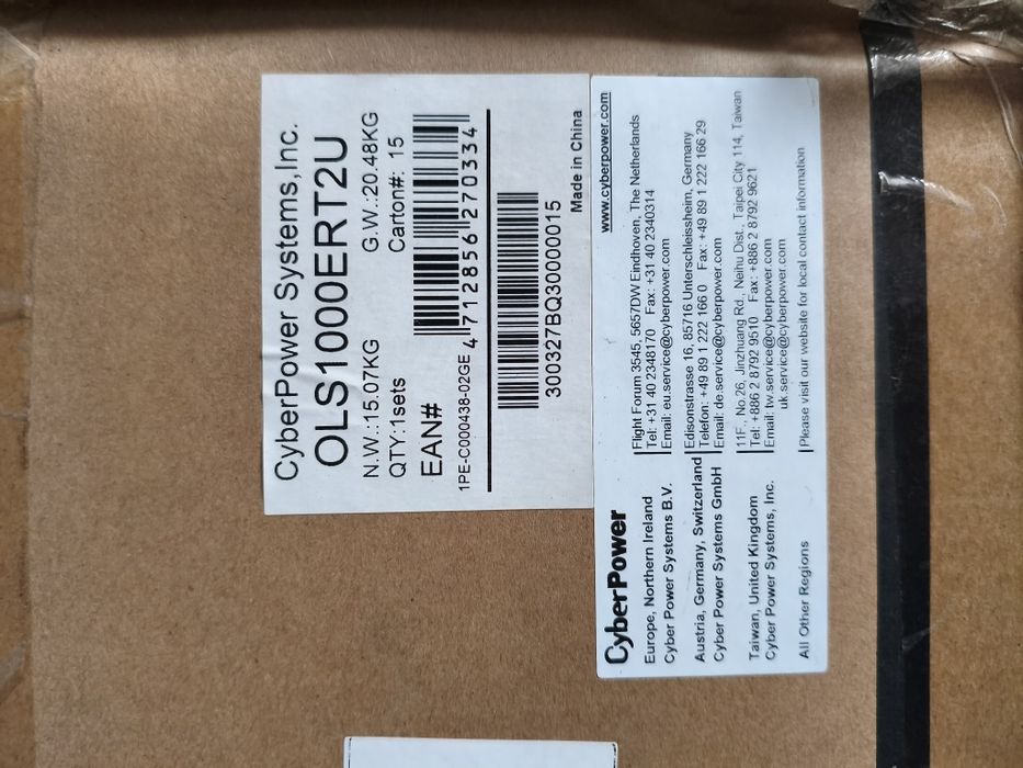 UPS CyberPower OLS1000ERT2U Nowy okazja