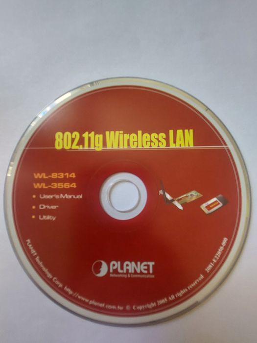 Zestaw oryginalnych płyt CD ze sterownikami na komp PC
