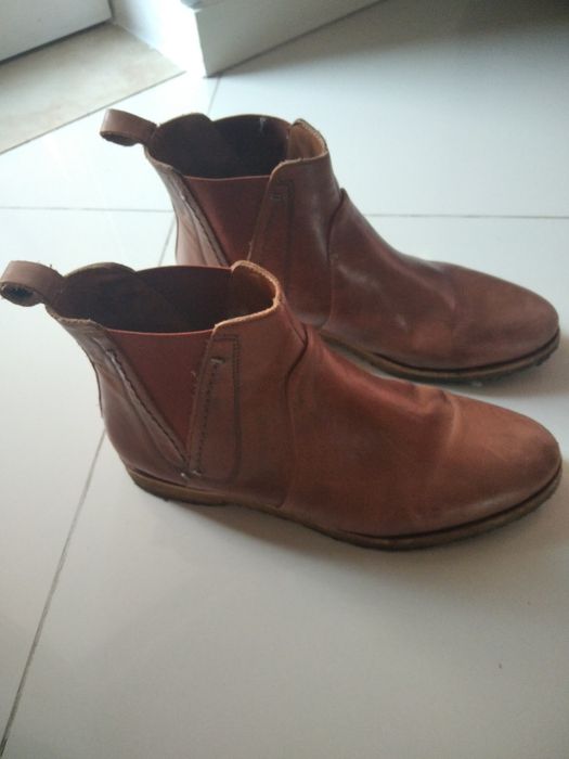 Botas Homem em pele