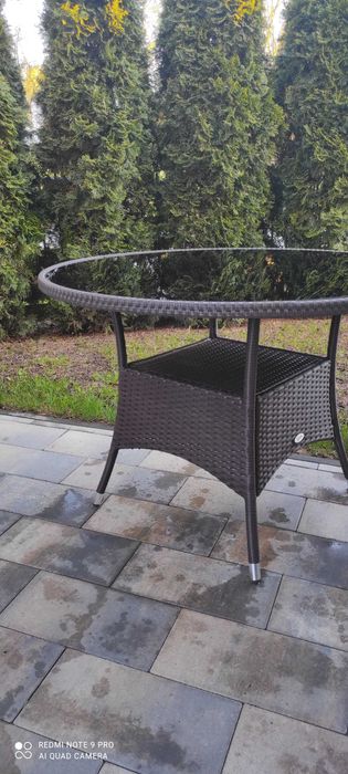 Stół ogrodowy z technorattanu