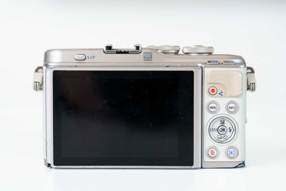 Olympus PEN E-PL9 oraz 4 obiektywy w zestawie.
