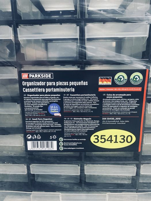 Vendo organizador de parafusos Parkside