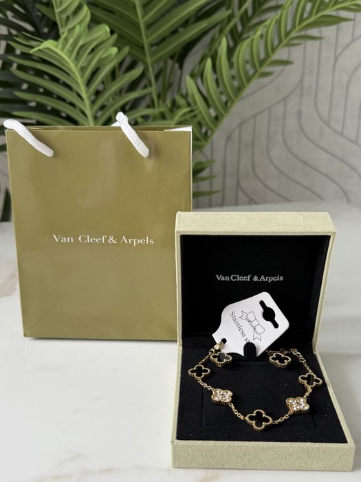 Брендовий набір  Ван Кліф, позолота