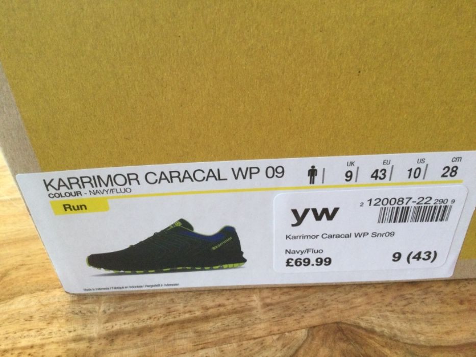 Karimor męskie buty do biegania nr 43 wodoodporne