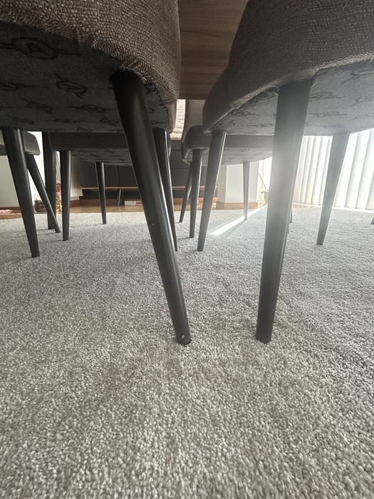Mesa de Jantar Extensível Antarte Oslo + 4 Cadeiras