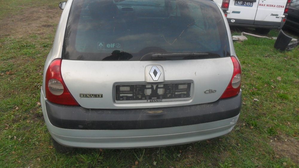 renalut clio 2003 rok 1.5 dci przeznaczony na części srebrny 5 drzwi