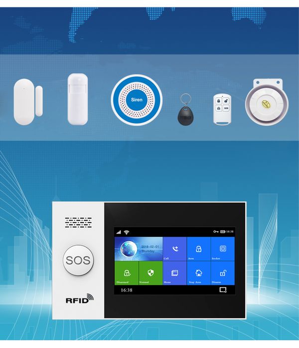 O sistema de alarme inteligente para a sua casa.