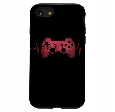 etui na iphone'a se (2020) / 7 / 8 gamer heartbeat