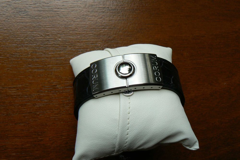 Corum Bubble Chronograph XL 45mm diamenty brylanty spinki graham ebel