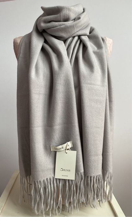 Кашеміровий шарф палантин в клітинку Кашемировый