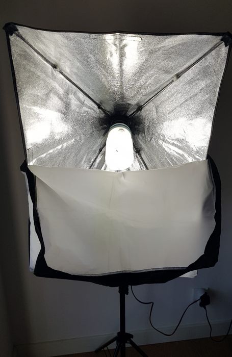 Luzes Studio- 2x ESDDI 800W Photography Softbox Lighting Kit 20"X28"