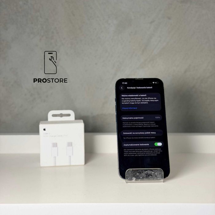 Apple iPhone 13 128GB Midnight (Czarny) – Stan Bardzo Dobry | 100% Bateria | Komplet