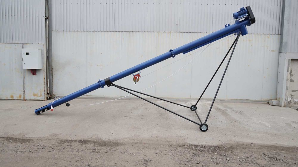 Шнековий навантажувач Ø219мм*8000*380В, швидке завантаження фур!