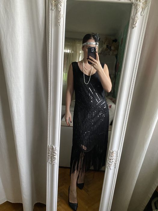 Костюм вечернее платье в стиле Гэтсби Чикаго 20х ретро мафия