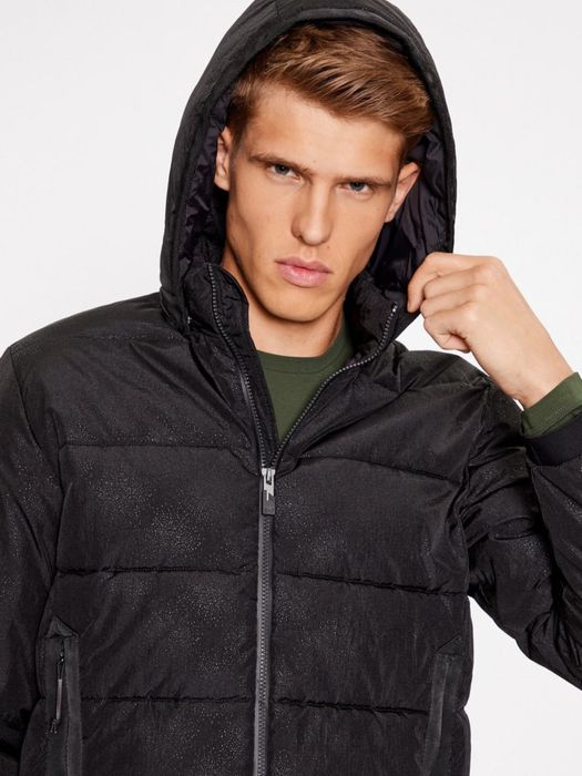 EA7 Emporio Armani Пуховик 6RPB11 PNEFZ 1200 Чорний Regular Fit