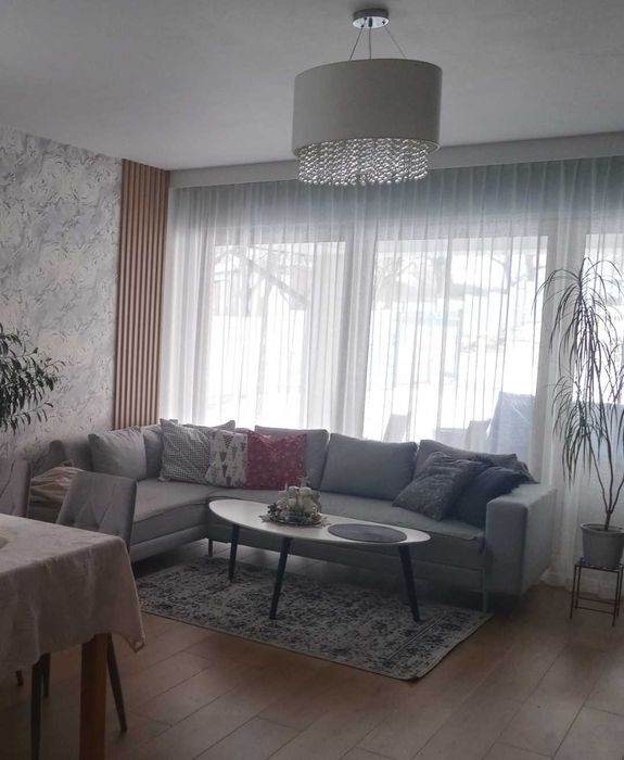 Narożnik szary poduszki