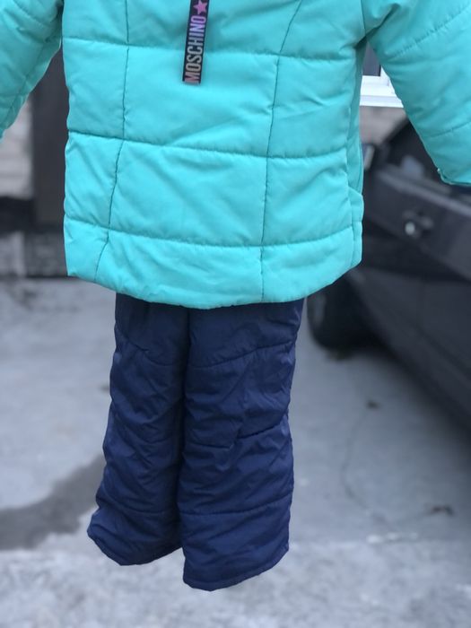 Зимовий дитячий комбінезон на дівчинку