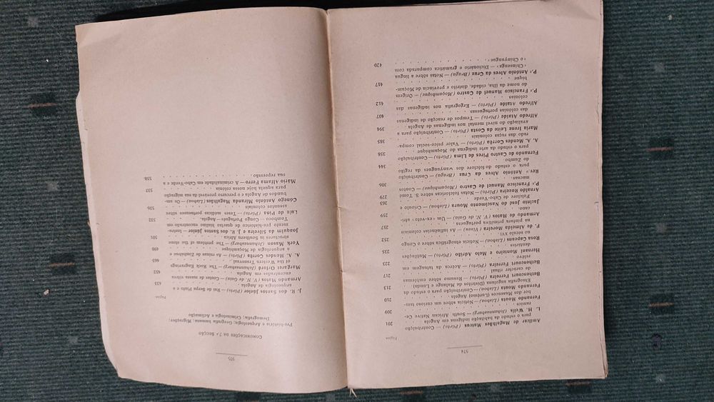 1º Congresso Nacional de Antropologia Colonial Volume II