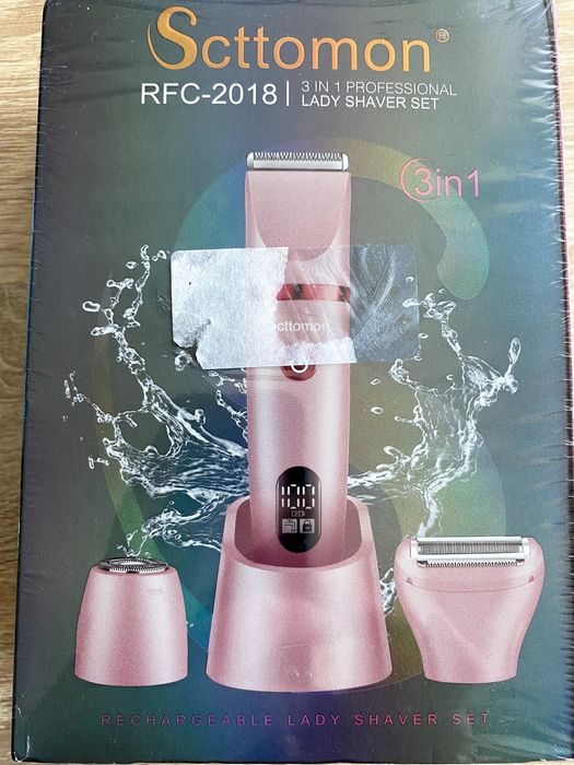 Depilator trymer do bikini Zestaw do golenia włosów na ciele dla 3w1