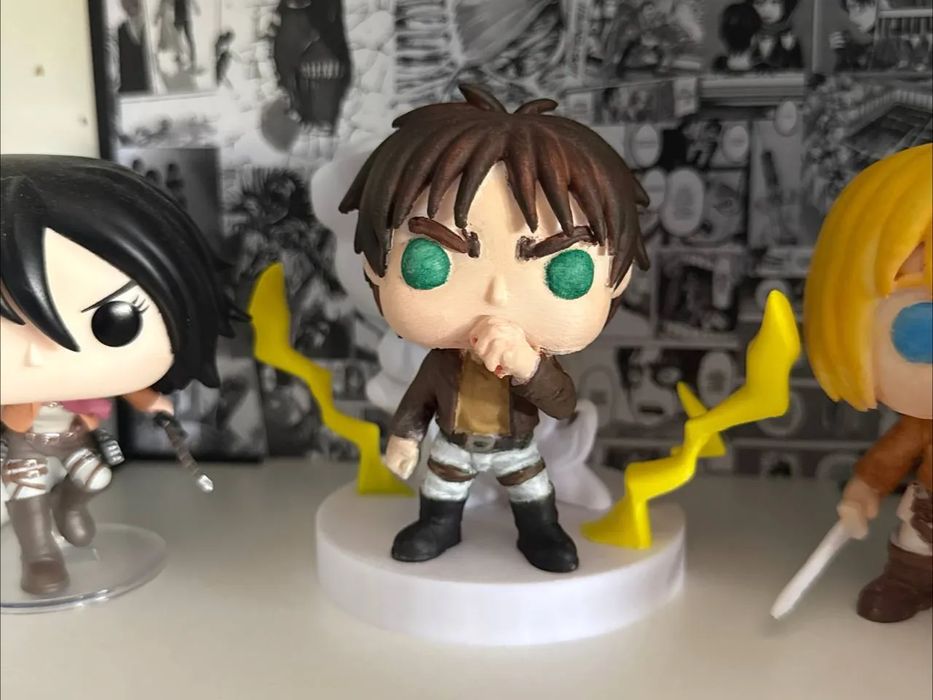 Figura Funko Eren Jaeger Transformação Attack on Titan