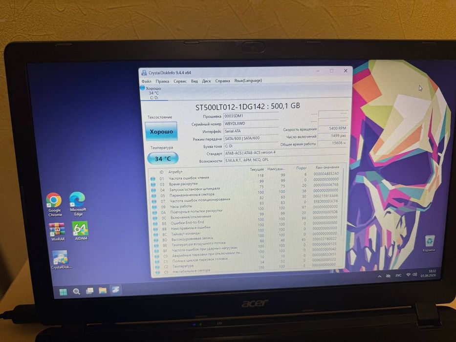 Ноутбук Acer aspire v5