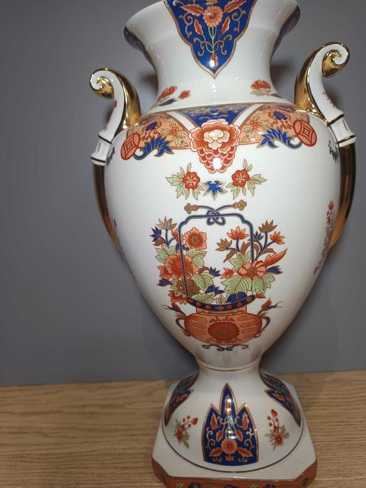 Jarrão em Porcelana Panda – Estilo Imari Oriental