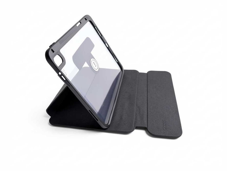A208 Etui Obudowa Do IPad 11 10 Gen A16 10.9 11 Cali Obrotowe 360 Podstawka Stand Clear Cover Przezroczyste Plecki Protektor Pokrowiec Czarny Okazja