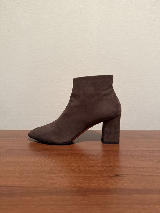 Ботильйони Santoni Італія оригінал 39 оливковий замша у стані нових