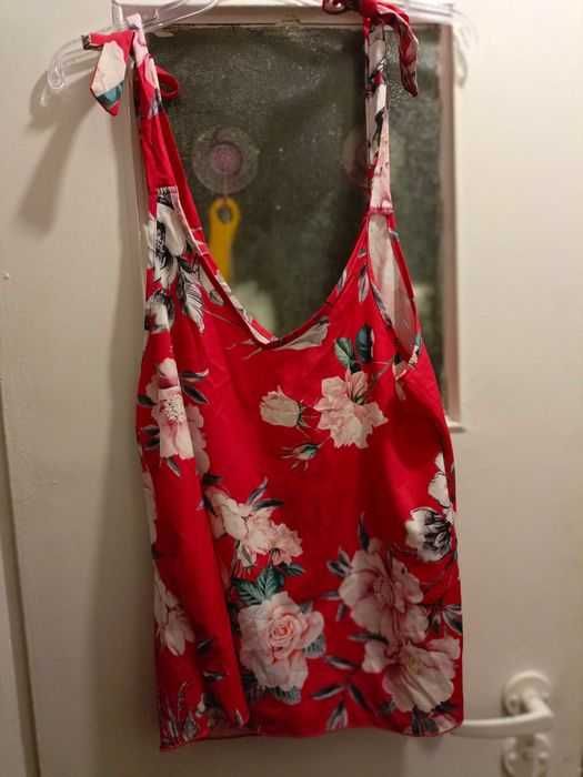 Shein: bluzka w róże 38