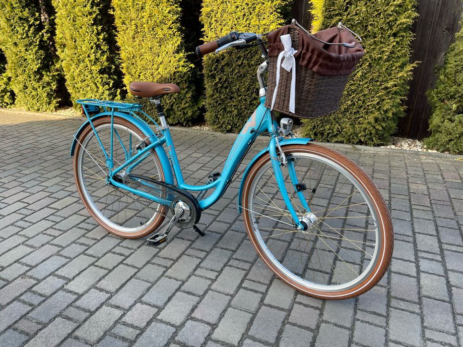 (Piękny kolor i niezwykle zadbany) miejski rower damski Kross Vivo