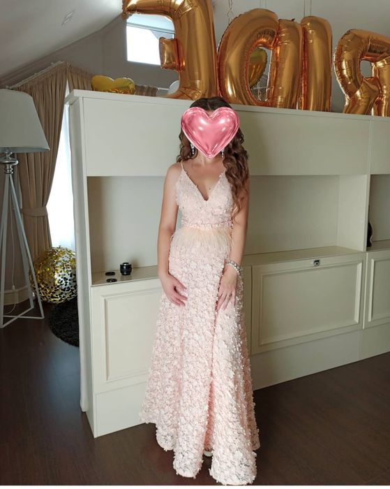Сукня рожева вечірнє плаття