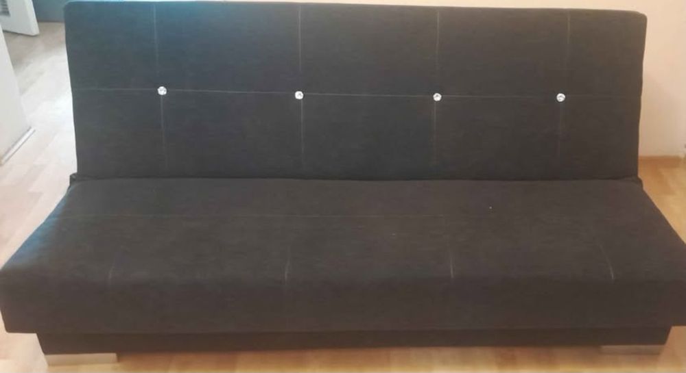 Łóżko  sofa z kryształkami