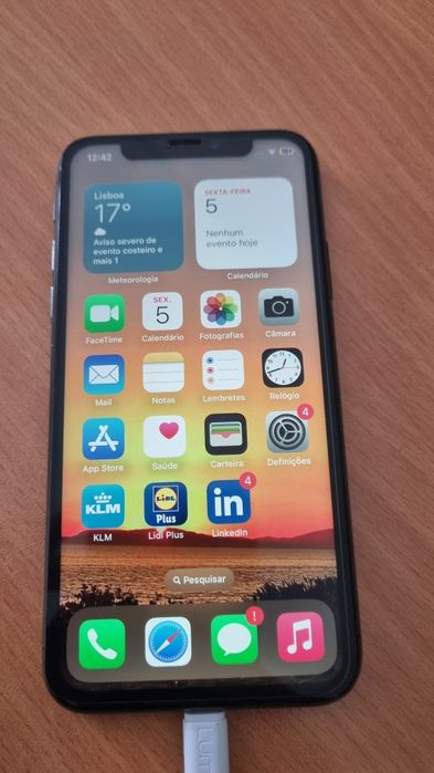 Iphone x 256gb como novo + bateria