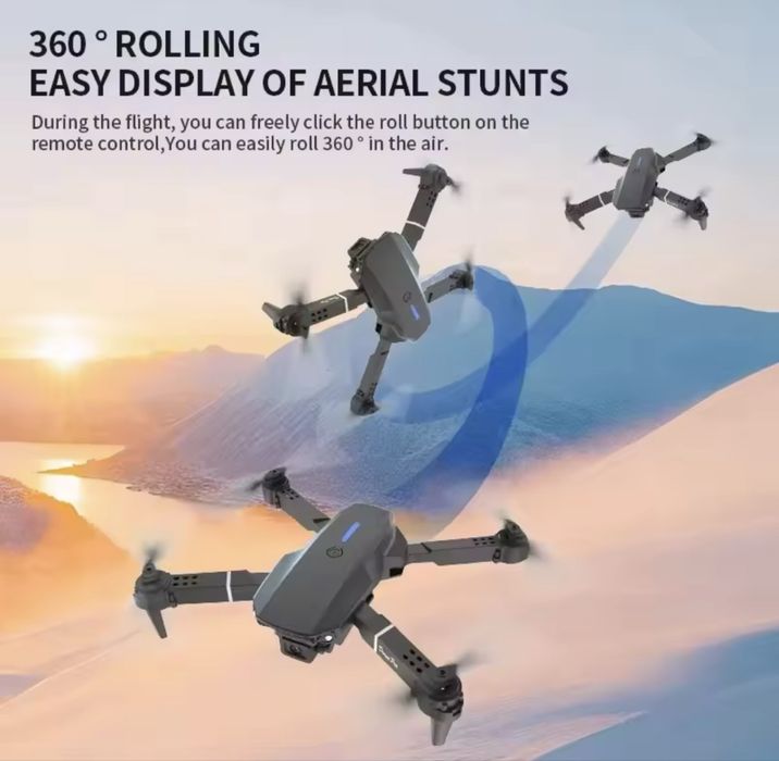 Drone com 2 cameras e ecra no comando