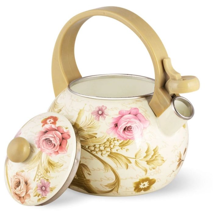 Czajnik emaliowany z gwizdkiem 2,2 L gaz indukcja (Eiffla)