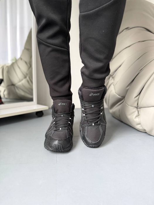 ДУЖЕ ТЕПЛІ‼️Asics Gel-Kahana 8 High Black Rose Gold Fur,асікс кахана,а