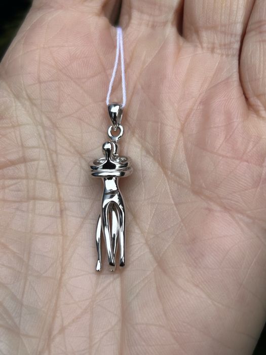 Срібна підвіска «Закохані», срібло 925 проба