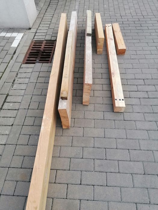 Belki drewniane sosnowe lite drewno