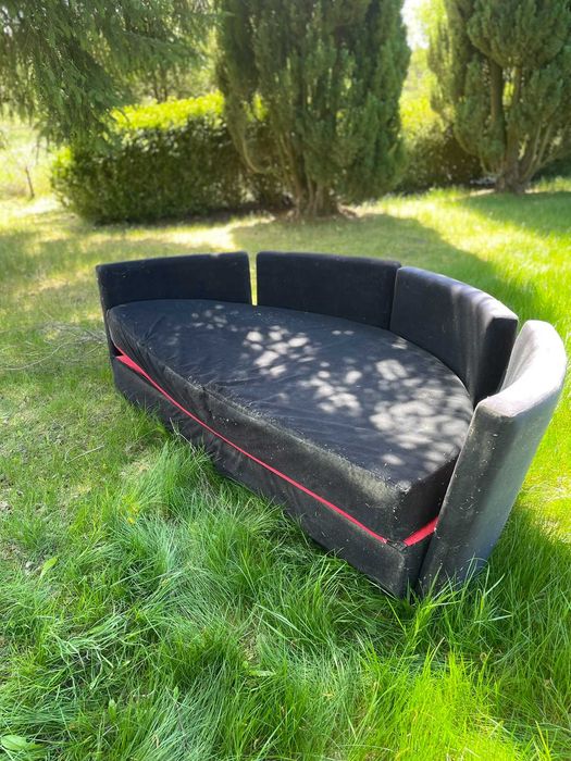 Połokrągła sofa, kanapa