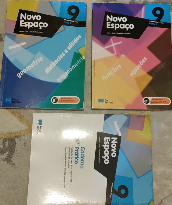 Livros escolares 9 ano