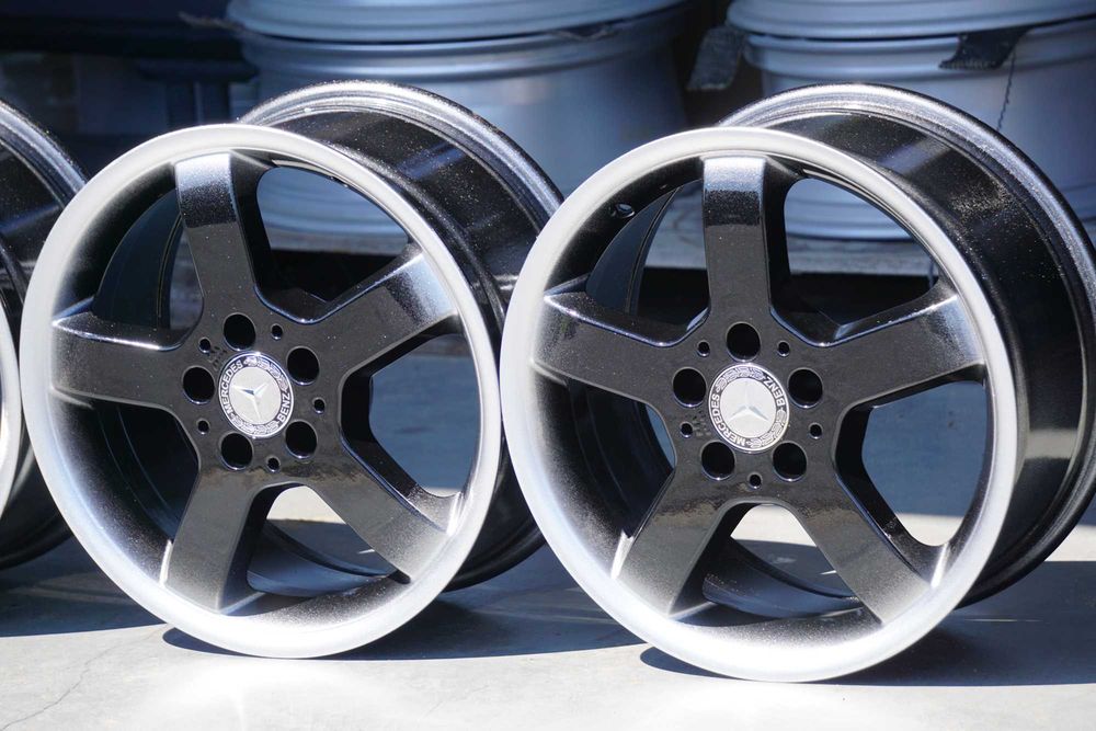 Alufelgi R.O.D Rondell 5x112 8Jx17 et35 czarne cieniowane do srebra