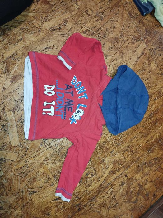 Bluzka z kapturem George 6-9m